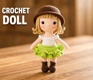 Handmade Crochet doll🧸