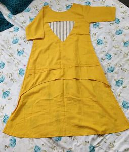 Yellow Layered Kurta