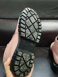 Chunky Sole Pink Boots