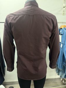 Men's Classic Brown Full Sleeve Shirt