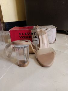 Transparent Nude Heel
