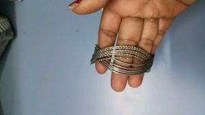 Oxidized Silver Necklace and Earrings Set