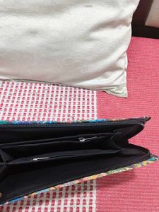 Vibrant Geometric Pattern Wallet