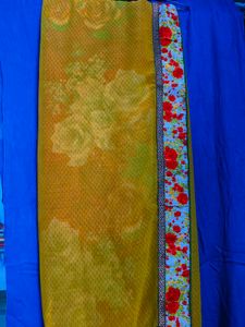 2 beautiful saree.. Vibrant Floral Print Saree
