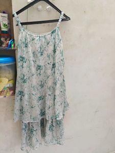 Floral Print Pleated Midi Dress