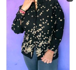 Black Classy Shirt For Women