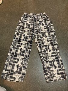 Stylish Printed Wide Leg Pants