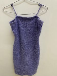 Shein Cozy Purple Fuzzy Camisole Top