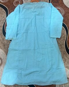 🩵Sky Blue Lucknowi baadla Kurta Set🩵