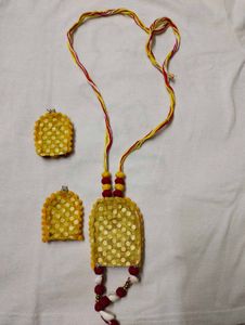 Handcrafted Ethnic Necklace and Earring Set
