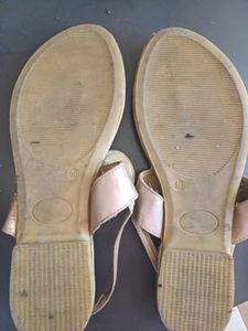 Peach Bow Sandals ✨️🩴