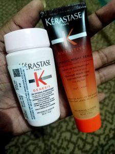 KERASTASE hair serum and shampoo