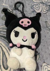 Kuromi Plush keychain