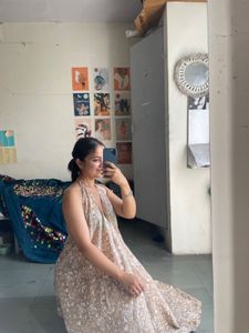 Bohemian Print Maxi Dress