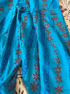 Blue Floral Salwar