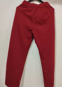 Comfortable Red Wide Leg Pants
