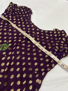 Banarasi Purple Kurta Set