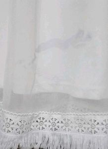 White Lace Detail Summer Dress