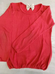 Red Women Winter Top