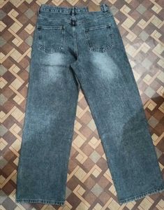 Wide Leg Denim Jeans