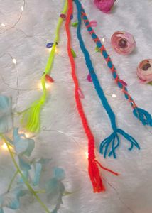 Colorful Braided Hair Accessory (Garba)