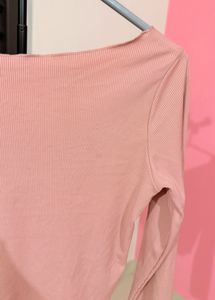 Cute Pink Long Sleeve Top