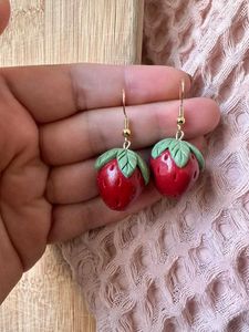 Cottagecore Strawberry Earrings