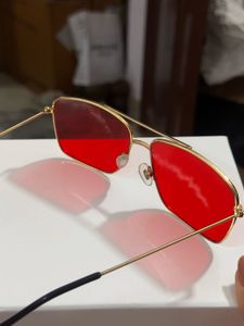 Red Tint Aviator Sunglasses