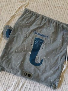 Cute Elephant Drawstring Bag