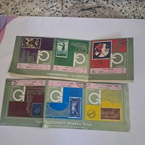 Yemen Arab Republic Stamp Sheets