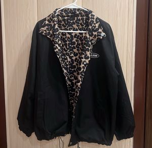 Reversible 2-way Vintage Leopard Print Jacket