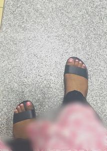 Stylish Dark black Slides