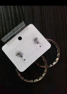 Sparkling Hoop Earrings