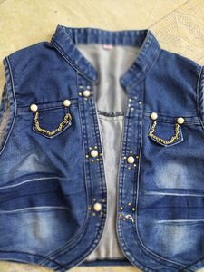 Beautiful Denim Short Coaty