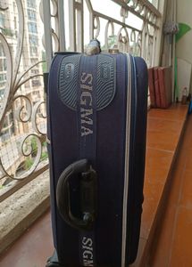 Small Suitcase with Wheels - Deep Blue