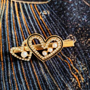 Stylish Pearl &amp; Rhinestone Hair Clips Set