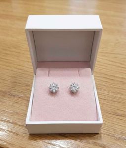 Pure 925 Silver Stud Earrings