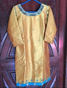 Mustard Color Kurta