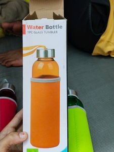 Glass Water Bottle