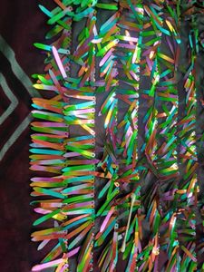 Embellished unique net fabric