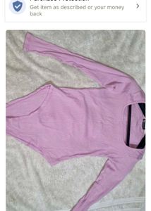 combo of Soft Lilac Bodysuit and white