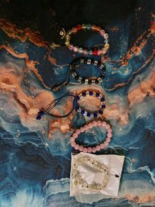 Set of 5 Beaded Bracelets