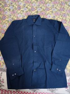 Classic Navy Blue Men's Shirt