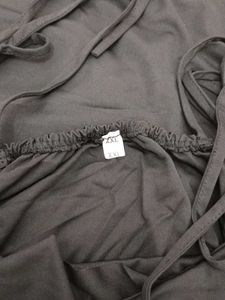Elegant Black Maxi Slip Dress(XXL)