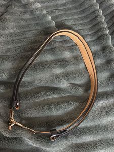 Chic Black Leather Belt with Gold Hardware