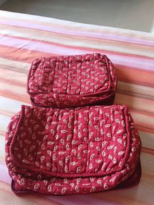 set of 2 pouches( organizer n storage)