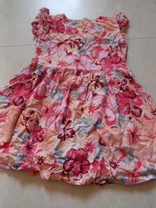Floral Print Button-Up Dress