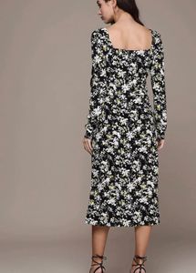 Calvin Klein Floral Print Midi Dress