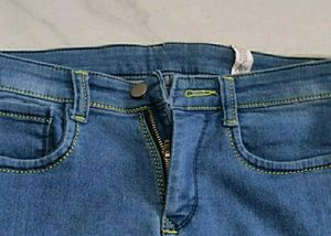 Cute Planet Embroidered Jeans