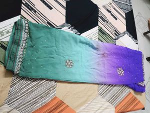 Stunning Ombre Saree with Blouse